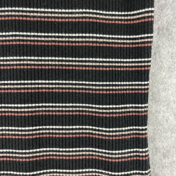 Abercrombie Fitch Bodycon Dress Womens Small Striped Ribbed Stretch Emo - Picture 4 of 13